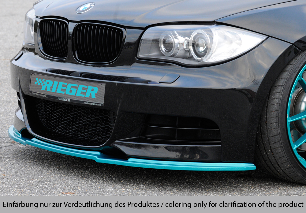Voorspoiler BMW 1Serie E82/E88 2007-.. Ongespoten Rieger