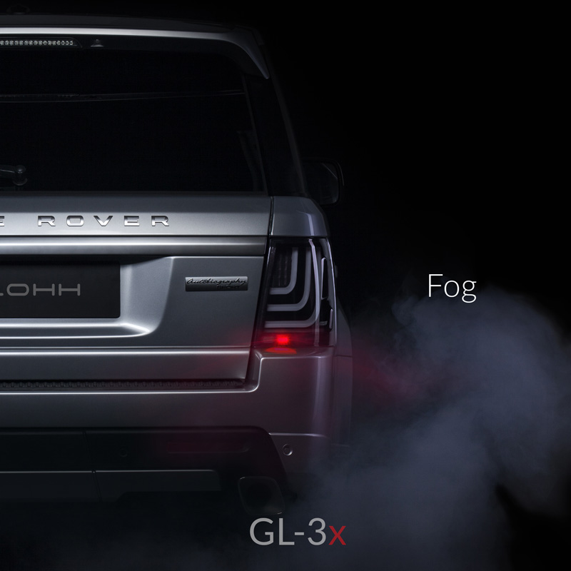 Glohh GL-3 Dynamic LED Tail Lights  Range Rover Sport L320 2005-2009 & 2010-2013 - Black