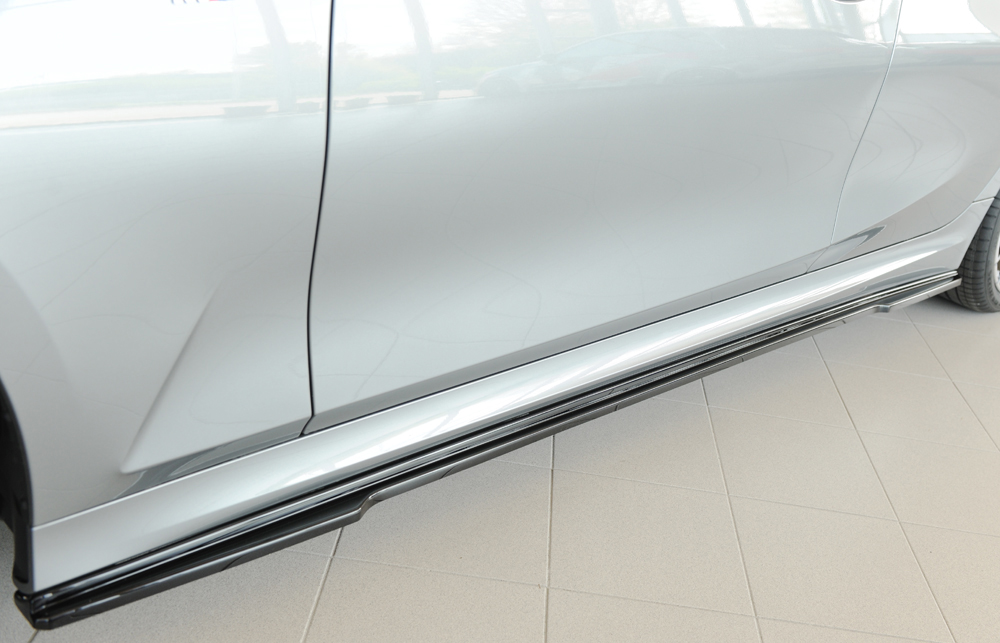 Zijskirts BMW 3 Serie M Pakket G20 G21 Rieger Glans Zwart