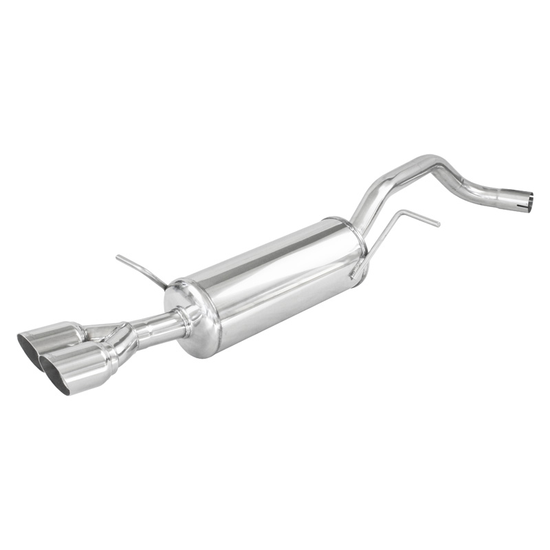 100% Inox Sport Exhaust  Seat Ibiza SC (6J) 1.2 Tsi 105hp 2011- 2x80mm Racing