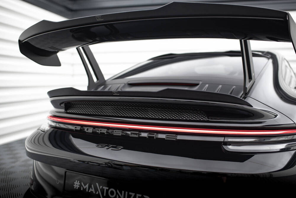 Spoiler V.2 Porsche 911 992 GT3 Maxton Glans Zwart