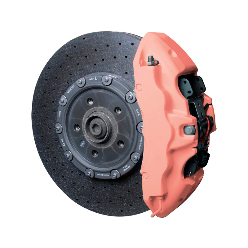 Foliatec Brake Caliper Lacquer Set - Juicy Peach (Pastel) - 3 Components