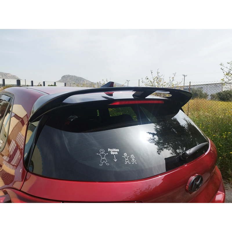 Motordrome Roof spoiler  Hyundai i30 III Hatchback (PDE) 2016- incl. N-Line (PU)