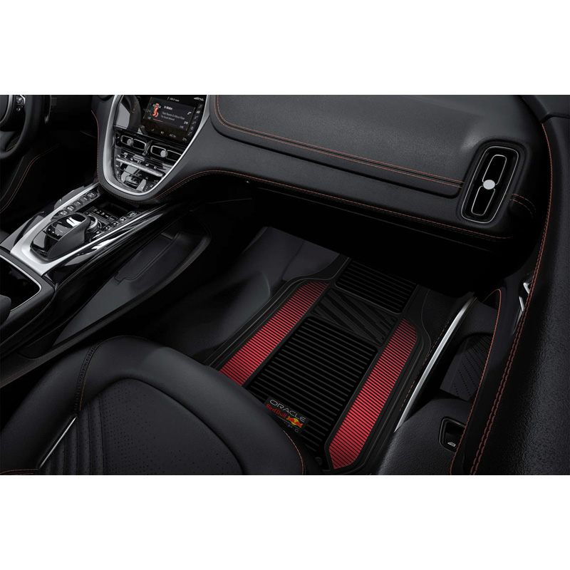 Red Bull Oracle Universal car mats set 'Heavy Duty' - 2-piece set - Black/Red