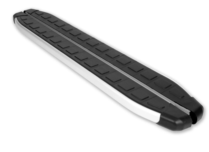 Treeplanken voor Dodge Nitro 06-12 aluminium zwart