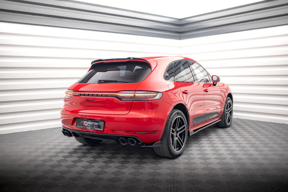 Spoiler Porsche Macan MK1 FL Maxton Glans Zwart