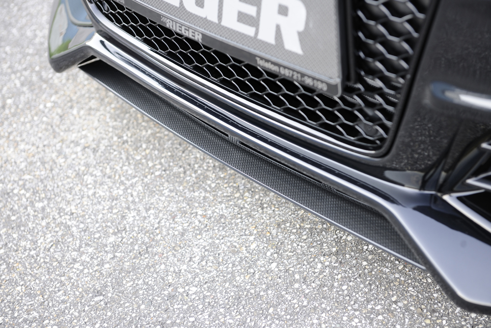 Front Splitter Audi A4/S4 Rieger 2012 ABS Carbon uiterlijk