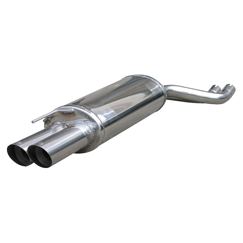 100% Inox Sport Exhaust  BMW 3-Series E46 330D 2000- 2x80mm Racing