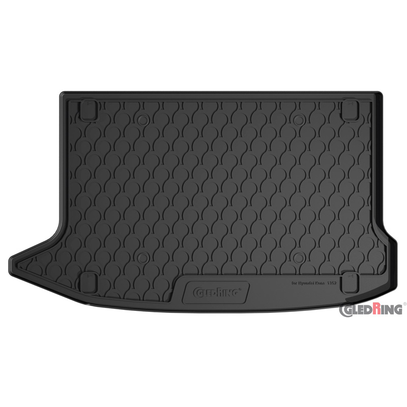 Rubbasol (Rubber) Trunk mat  Hyundai Kona 2017-2023