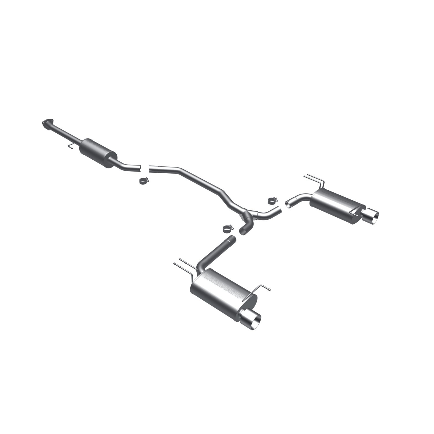 Honda Cat-Back 08 Honda Accord Coupe 3.5L Magnaflow Cat-Back