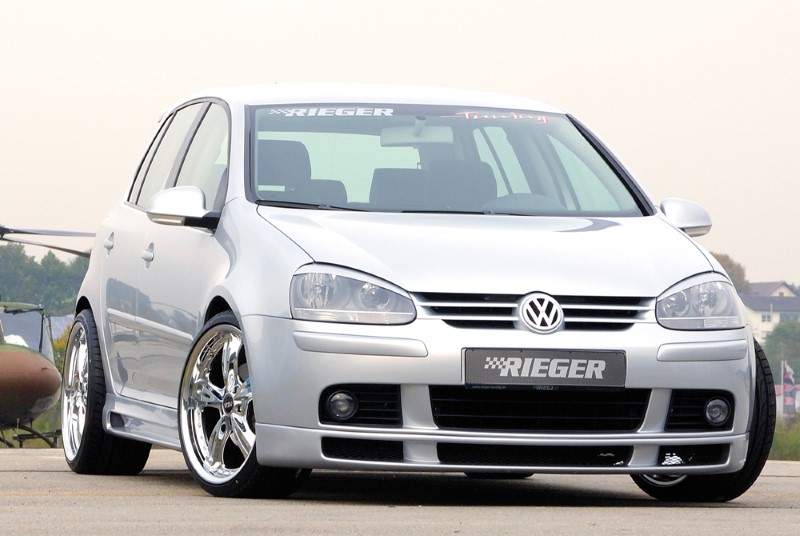 Voorspoilerlip Golf V without zijdelingse air-intakes Rieger