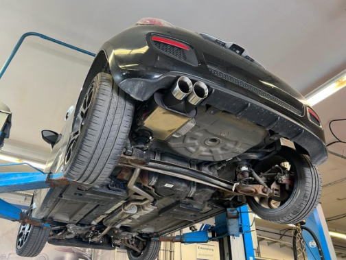 Fiat 500/ 500C final silencer - 2x80 type 25