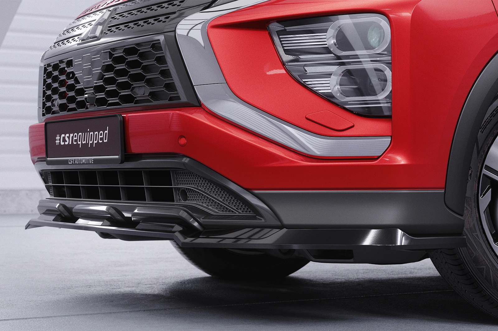 Voorspoiler Mitsubishi Eclipse Cross Glans Zwart (2021–) CSR