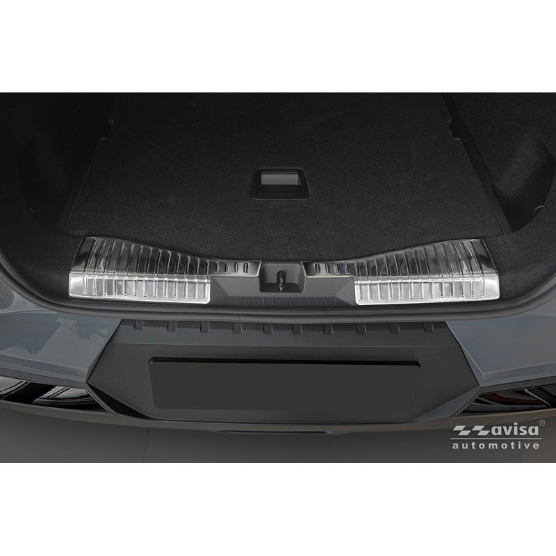Avisa Stainless Steel Rear Bumper Protector  Opel Grandland II 2024- - Silver - 2-pieces