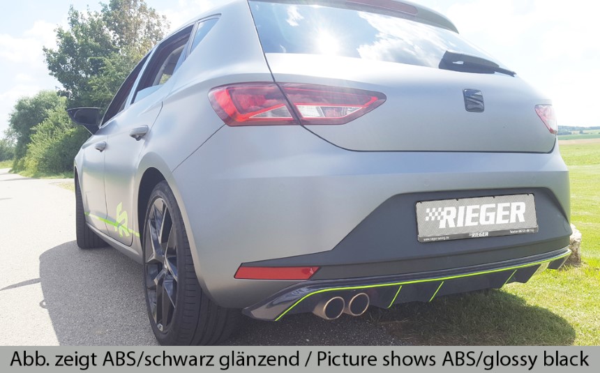 Diffuser Seat Leon F5 FR Rieger dubbele uitlaat links