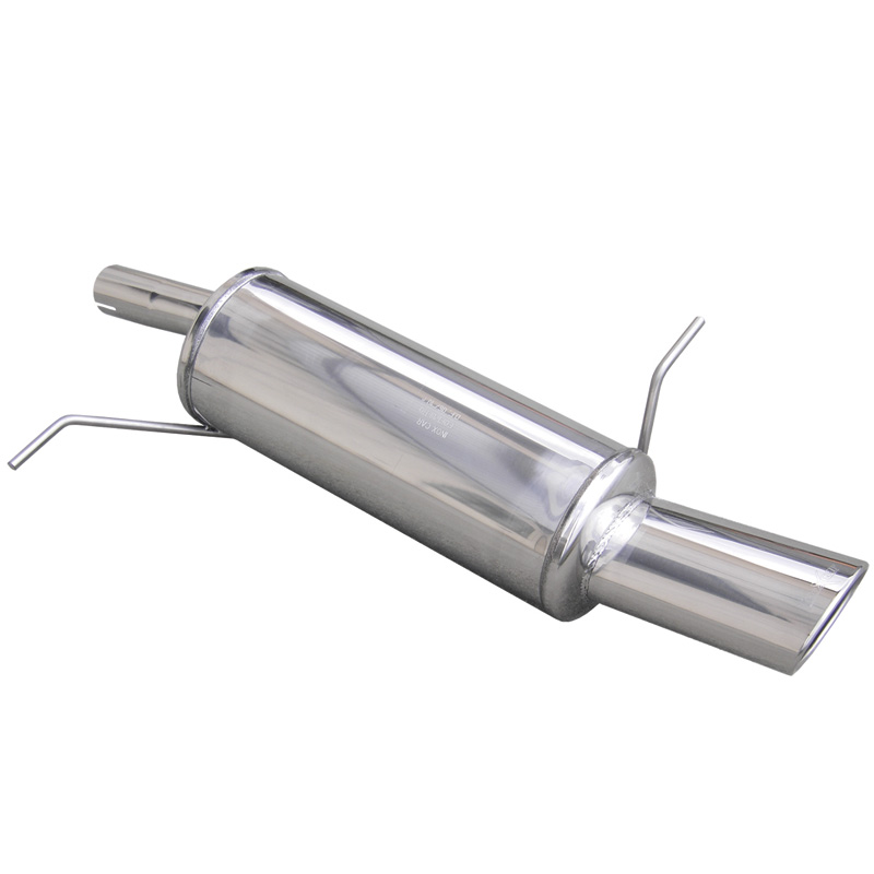 100% Inox Sport Exhaust  Ford Fiësta VI 1.2 16v (60-82HP) 2008- Ø42mm 120x80mm