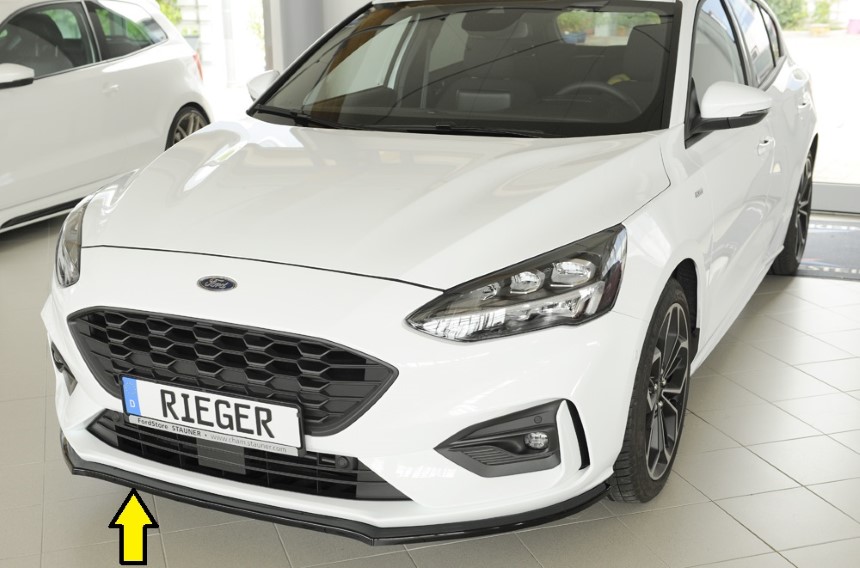 Spoilerzwaard Ford Focus 4 ST/ST-Line Rieger glans zwart