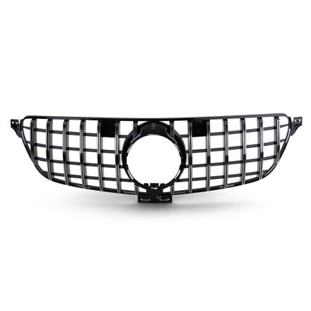 Grill Mercedes GLE W166 SUV (15-18) GT-R Panamericana Design Glans Zwart