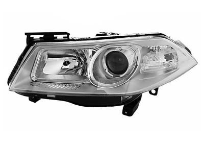 koplamp, H1+H7, elektr verstelb, rechts, 02/2006-Renault Megane,