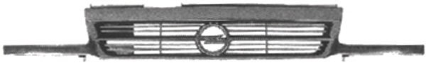 Radiator Grill ASTRA 91-94 ZWART NIET GSI