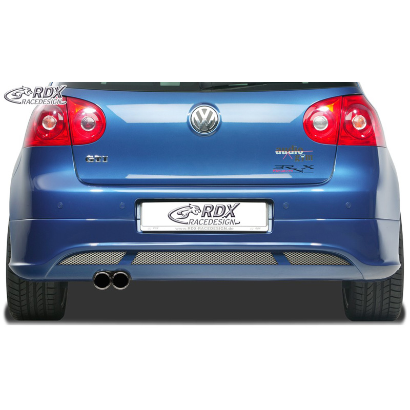 Rear bumper skirt  Volkswagen Golf V Hatchback 3/5-doors 2003-2008 'V2' (exhaust left) excl. Variant/Plus (ABS)