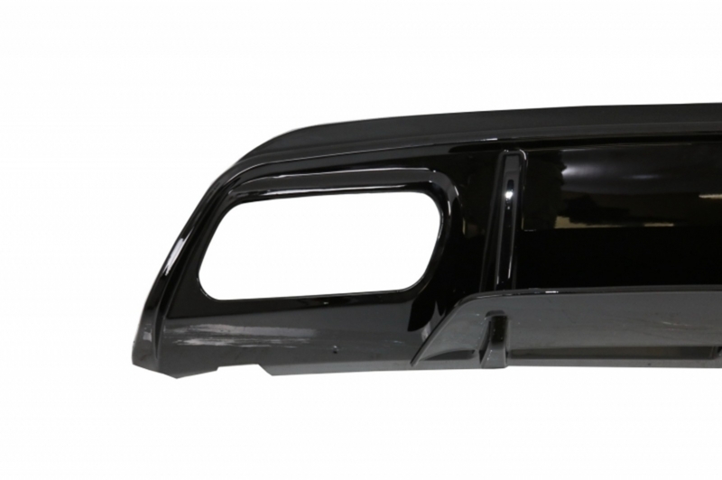Diffusor Mercedes W176 A45 AMG look zwart