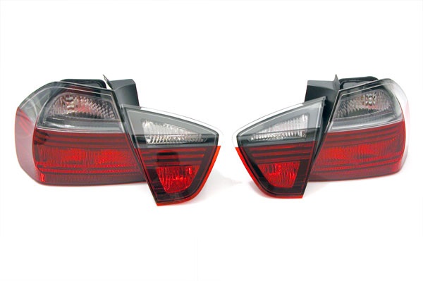 Achterlichten BMW E90 05-08 Rood/Smoke