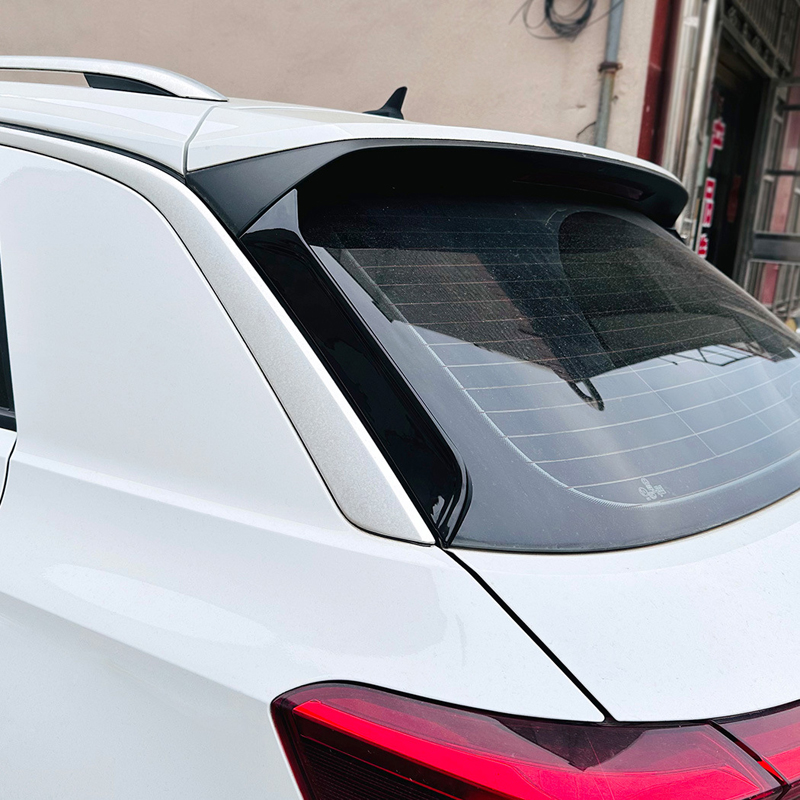 Set achterruit side-spoilers  Volkswagen T-Roc (A11) 2017- (ABS Glanzend zwart)