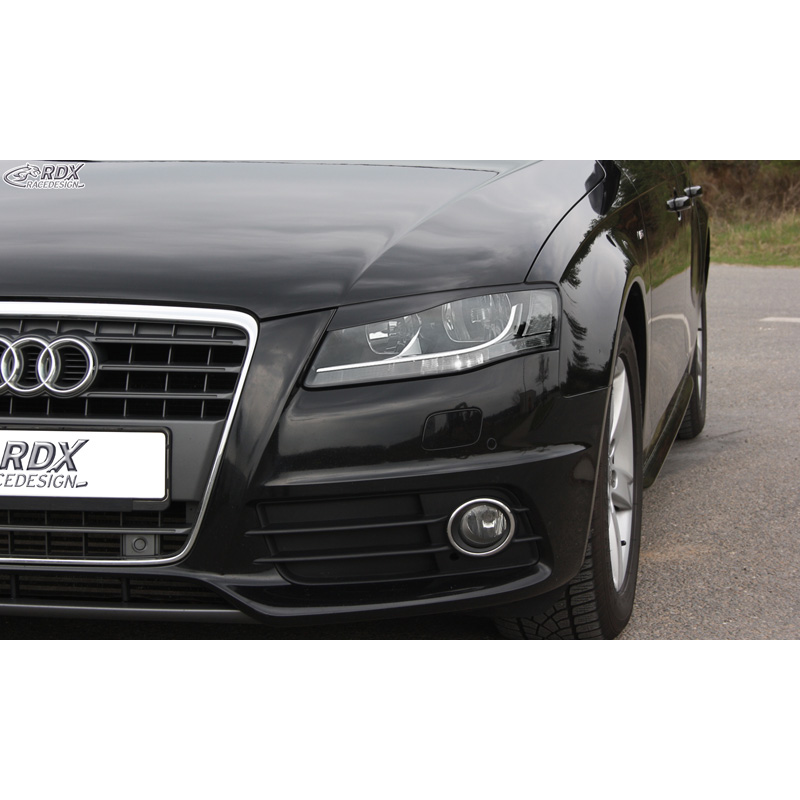 Koplampspoilers  Audi A4 B8 2008-2012 (ABS)