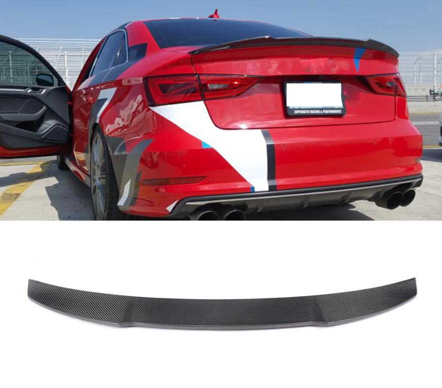Carbon Spoiler V-Style Audi A3 S3 RS3 8V 14-20
