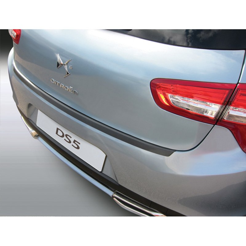 ABS Rear bumper protector  Citroën DS5 2/2012- Black