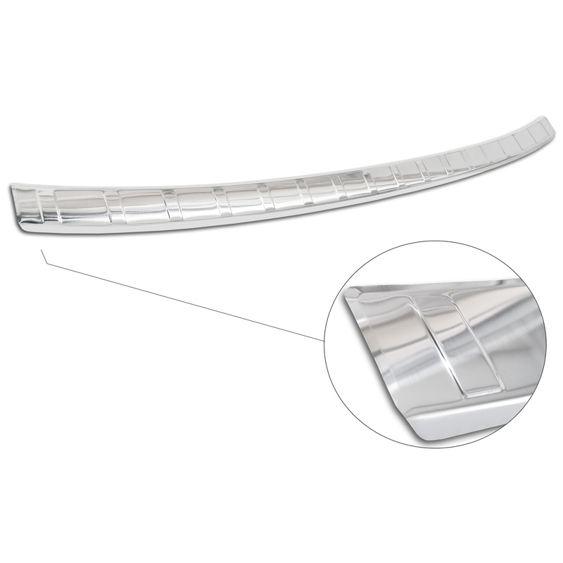 Stainless Steel Rear bumper protector  Fiat Tipo Cross 2020- 'Ribs'