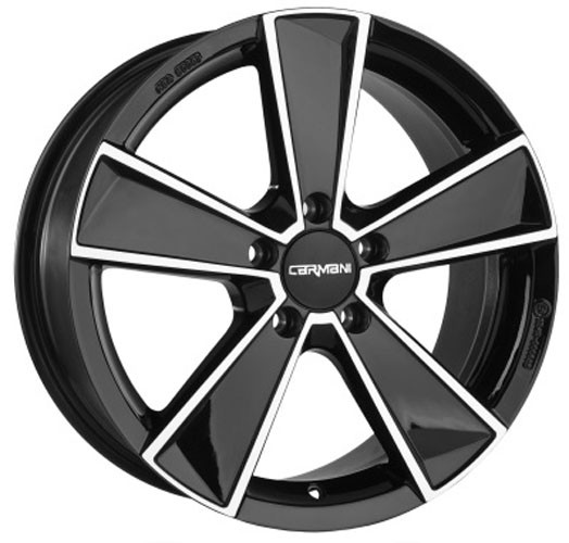Carmani CA10 Flash 6,5x16 5x108 ET50 black polish Wheels