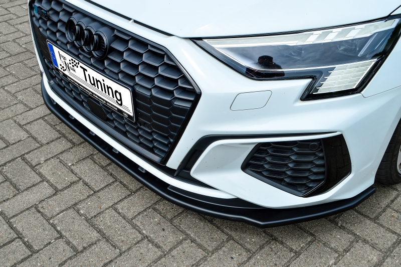 Voorspoiler Audi A3 8Y S3 S-Line Glans Zwart