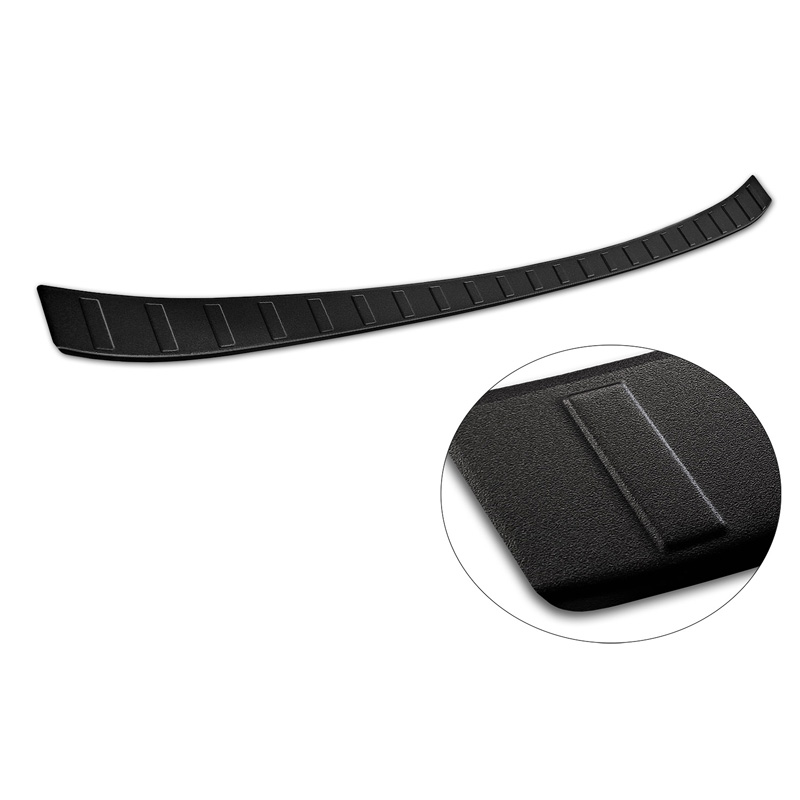 Matzwart RVS Achterbumperprotector  BMW iX (I20) 2021- 'Ribs'