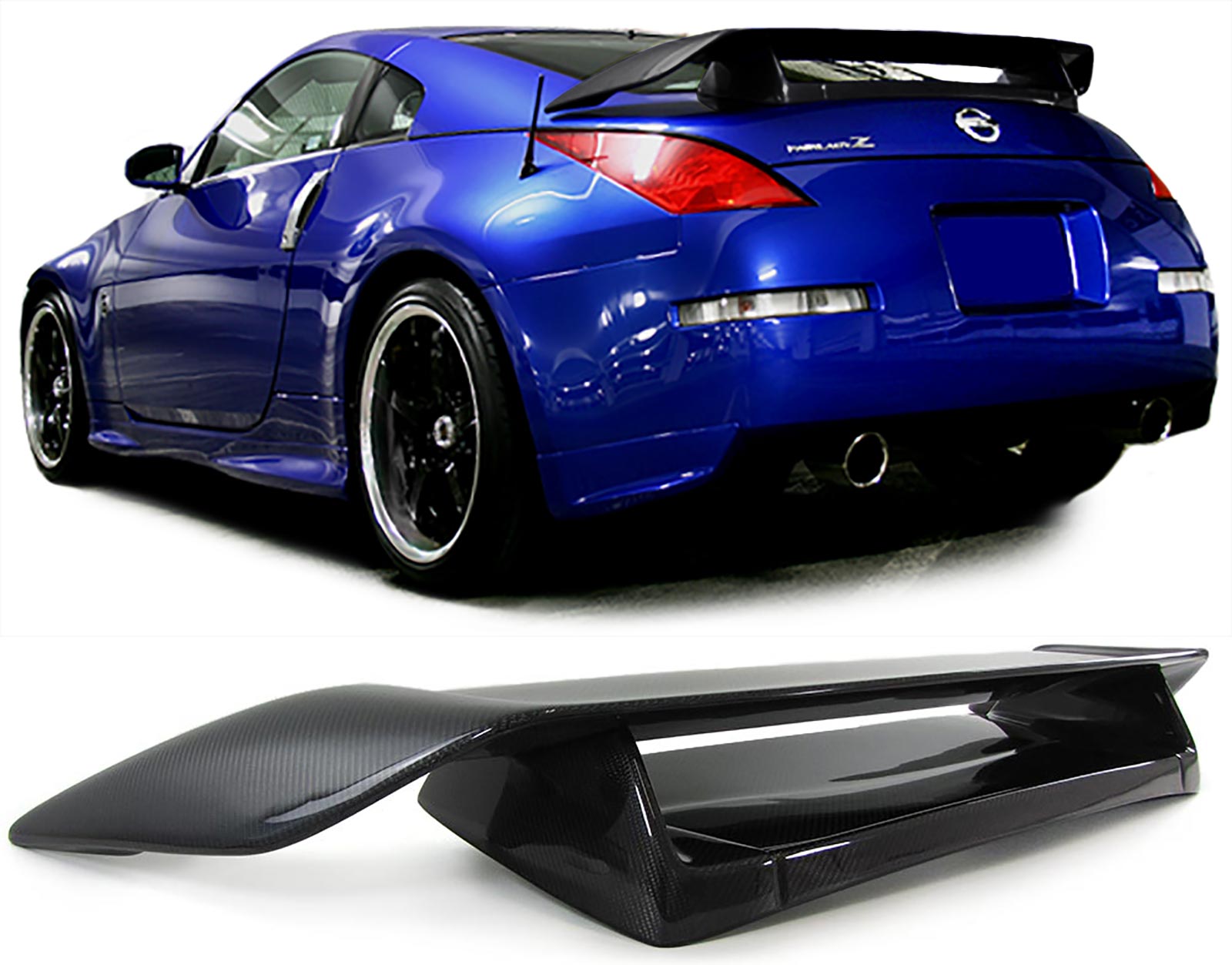 Spoiler Nissan 350Z Z33 Coupe Carbon