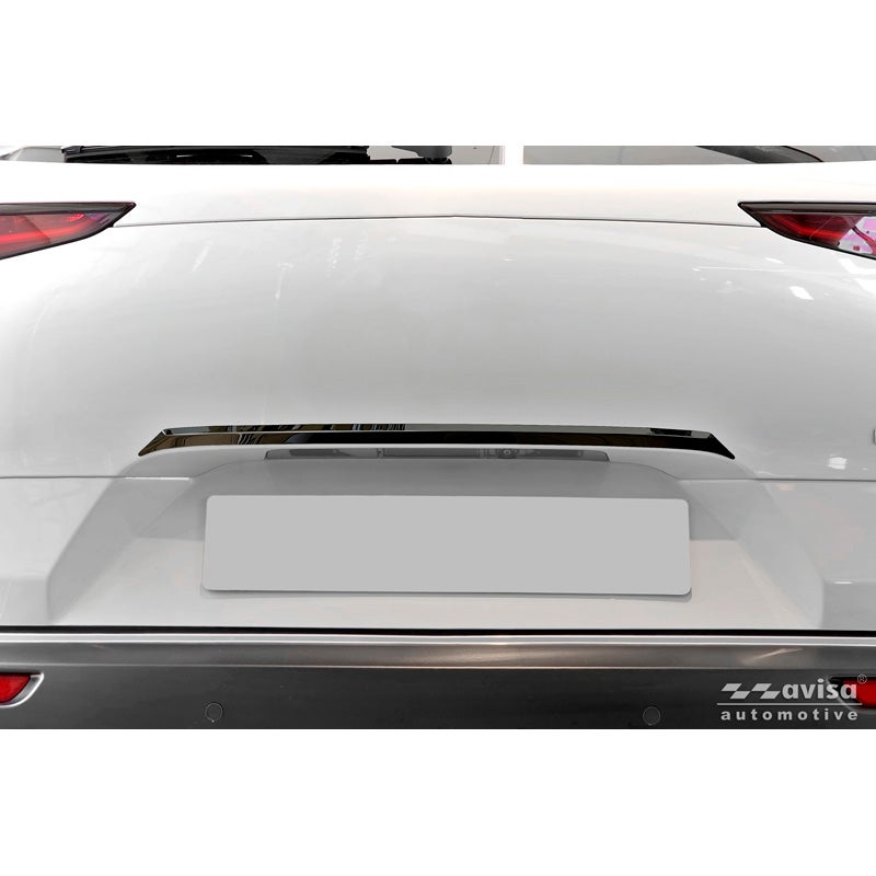 Avisa Schwarz Chrom Edelstahl Heckklappenzierleiste passend für Mazda CX-30 (DM) 2019-
