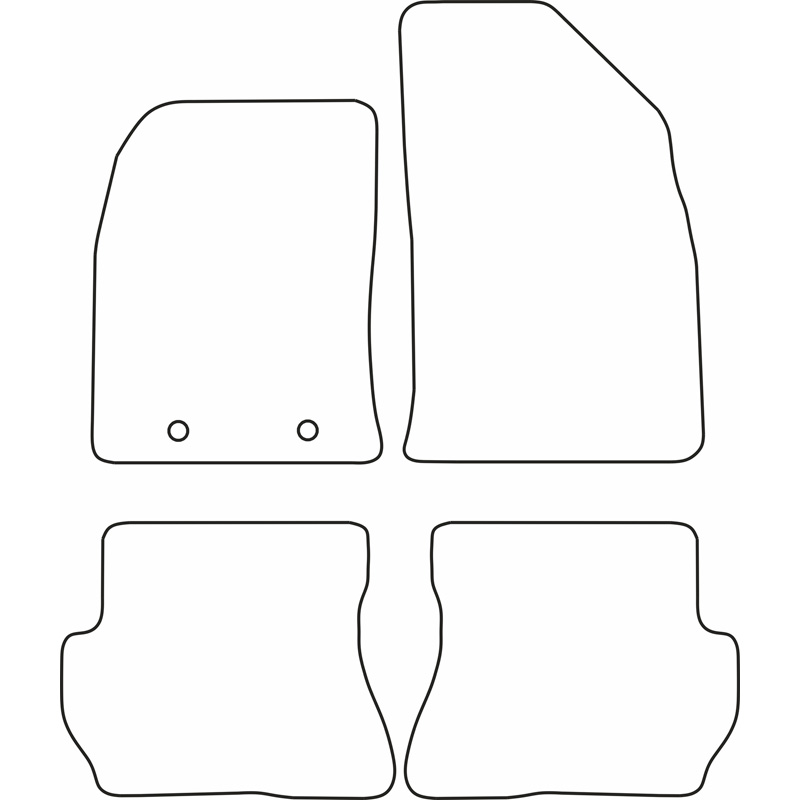 Automatten  Ford Fiesta 2005-2008