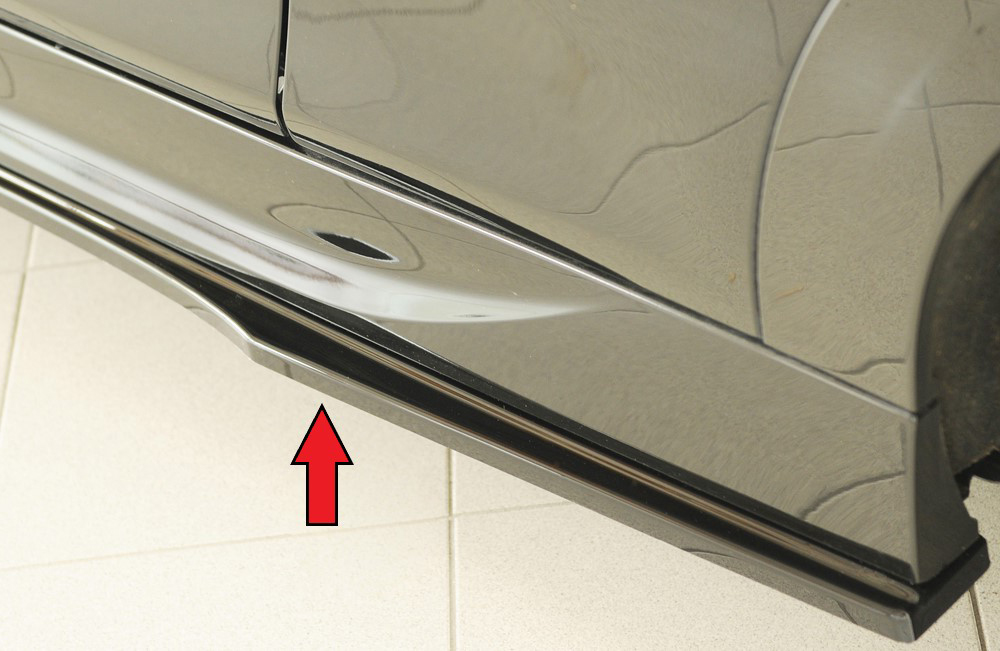 Zijskirts Mini Cooper FM6 – 03.2024 glans zwart
