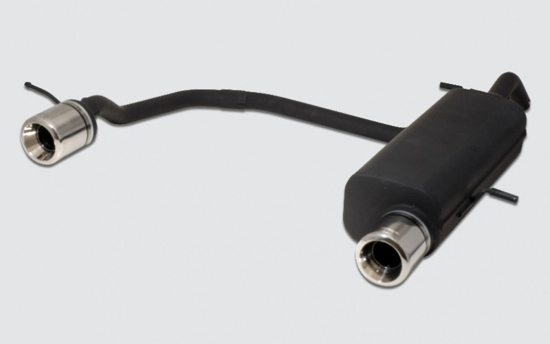 Einddemper duplex Citroen C3 2002-2009 RVS eindstuk 90mm