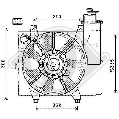 RadiatorVENTILATOR PICANTO 09-11