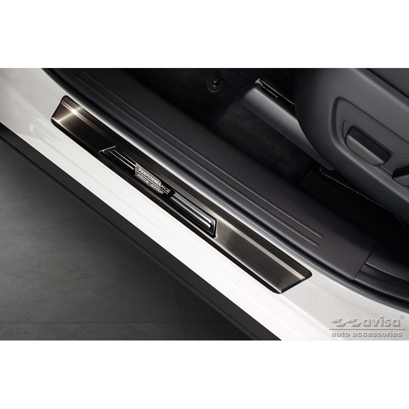 Zwart RVS Instaplijsten  Mazda CX-60 (KH) 2022- - 'Performance Special Edition' - 4-delig