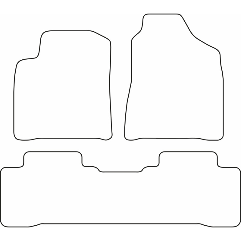 Set velour car mats  Ssang Yong Korando 2010-2019