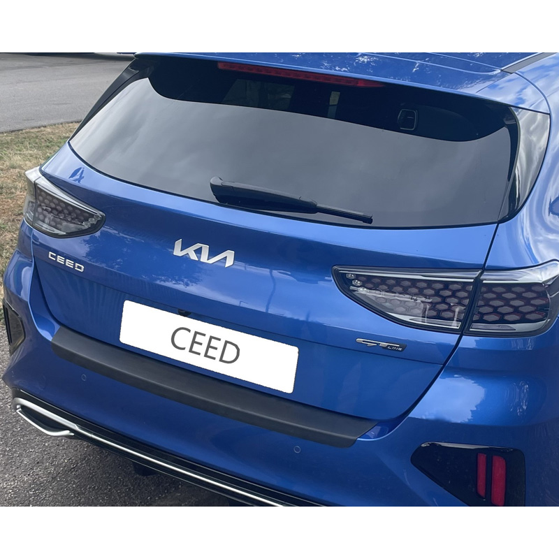 ABS Rear bumper protector  Kia Cee'd (CD) HB Facelift 10/2021- Black