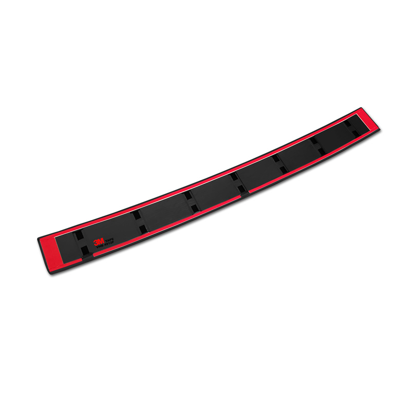 Zwart RVS Achterbumperprotector  Skoda Fabia III Combi 2014-2018 'STRONG EDITION'