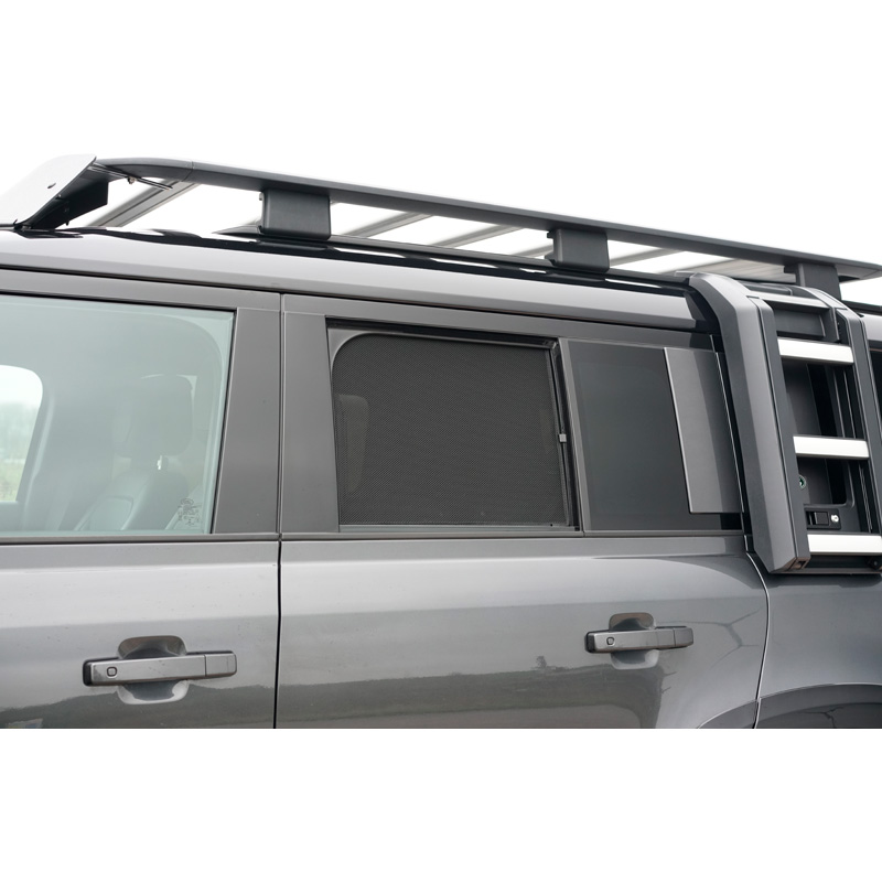 Set Car Shades (rear side doors)  Land Rover Defender D130 5-doors 2020- (4-pieces)