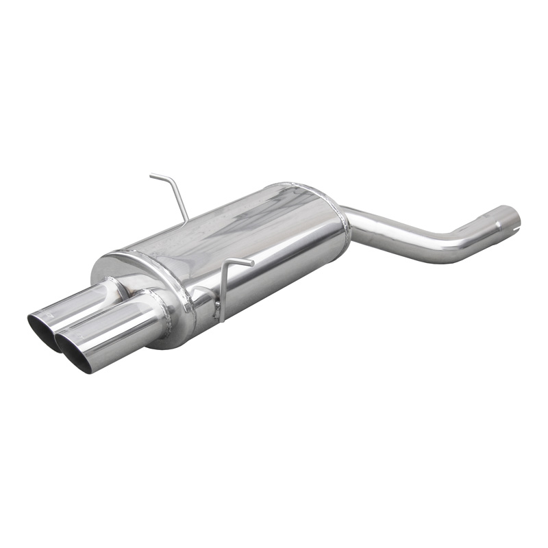 100% Inox Sport Exhaust  BMW 3-Series E46 320Ci 1998- 2x80mm Racing