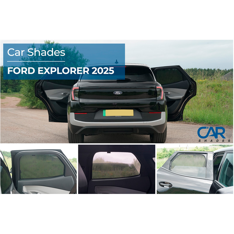 Set Car Shades (rear side doors)  Ford Explorer EV (CX740) 2024- (2-pieces)