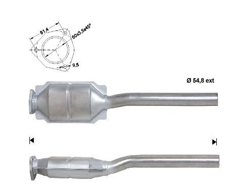 Audi A3 Quattro 1.9TDi 1896 cc 96 Kw / 130 cv ASZ Magnaflow CAT