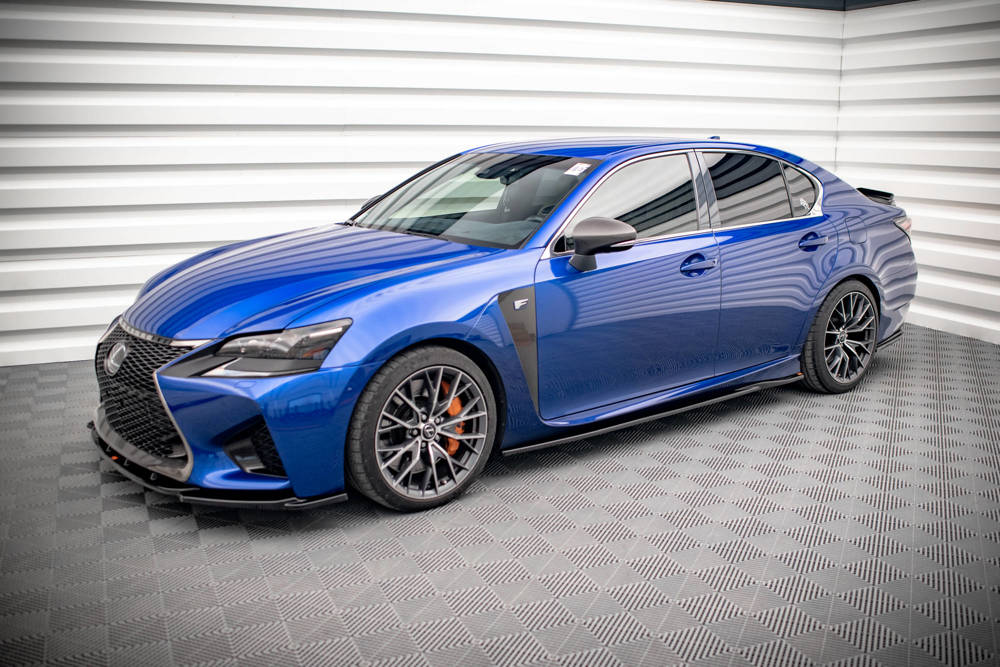 Zijskirts Lexus GS F Mk4 FL Maxton Glans Zwart
